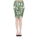 Midi Wrap Pencil Skirt 