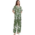 Short Sleeve Long Pants Satin Pajamas Set 