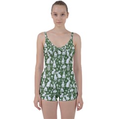 Tie Front Two Piece Tankini 