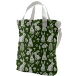 Easter bunny pattern Canvas Messenger Bag
