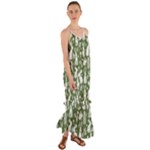 Easter bunny pattern Cami Maxi Ruffle Chiffon Dress