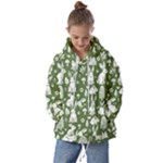 Easter bunny pattern Kids  Oversized Hoodie