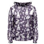 Easter bunny pattern Women s Pullover Hoodie