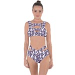 Easter bunny pattern Bandaged Up Bikini Set 