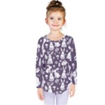 Easter bunny pattern Kids  Long Sleeve T-Shirt