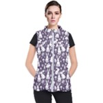 Easter bunny pattern Women s Puffer Vest