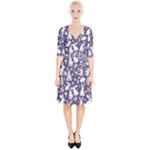 Easter bunny pattern Wrap Up Cocktail Dress