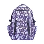 Easter bunny pattern Carry-on Double Buckle Travel Backpack