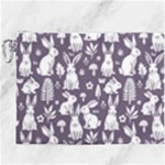 Easter bunny pattern Canvas Cosmetic Bag (XXXL)