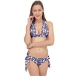 Easter bunny pattern Tie It Up Bikini Set