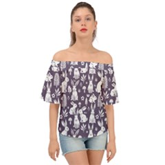 Off Shoulder Short Sleeve Top 