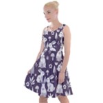 Easter bunny pattern Knee Length Skater Dress
