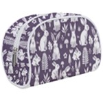 Easter bunny pattern Make Up Case (Medium)