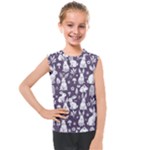 Easter bunny pattern Kids  Mesh Tank Top