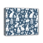 Easter bunny pattern Deluxe Canvas 14  x 11  (Stretched)