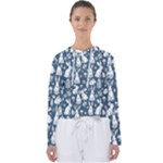 Easter bunny pattern Women s Slouchy Sweat