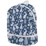 Easter bunny pattern Zip Bottom Backpack