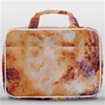 Burnt paper texture print design Travel Toiletry Bag With Hanging Hook