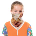 Burnt paper texture print design Face Covering Bandana (Kids)