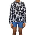 Easter bunny pattern Kids  Long Sleeve Swimwear
