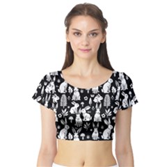Short Sleeve Crop Top 