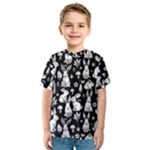Easter bunny pattern Kids  Sport Mesh T-Shirt