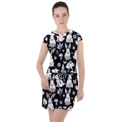Drawstring Hooded Dress 