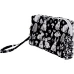 Easter bunny pattern Wristlet Pouch Bag (Small)