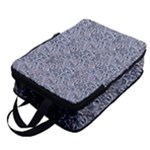 Blue Black Snake Pattern Full Print Foldable Shoe Storage Bag