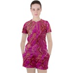  Tondo Wave I Women s T-Shirt and Shorts Set