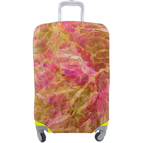 Acid green blend Luggage Cover (Large) from UrbanLoad.com