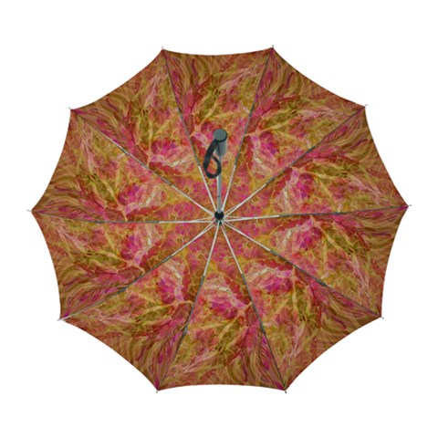 Acid green blend Automatic Folding Umbrella with Case (Large) from UrbanLoad.com