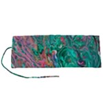 Green Pour Roll Up Canvas Pencil Holder (S)