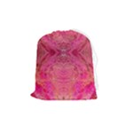 Pink Pour  Drawstring Pouch (Medium)