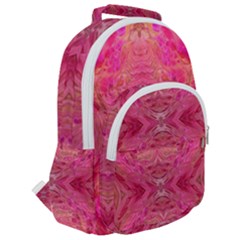 Rounded Multi Pocket Backpack 