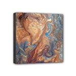 Blue flow Mini Canvas 4  x 4  (Stretched)