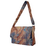 Blue flow Full Print Messenger Bag (S)