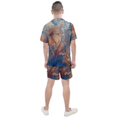 Men s Mesh T-Shirt and Shorts Set 