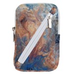Blue flow Belt Pouch Bag (Large)