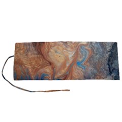 Blue flow Roll Up Canvas Pencil Holder (S) from UrbanLoad.com