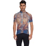Blue flow Men s Short Sleeve Cycling Jersey