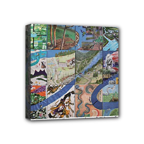 Tapestry Mini Canvas 4  x 4  (Stretched) from UrbanLoad.com