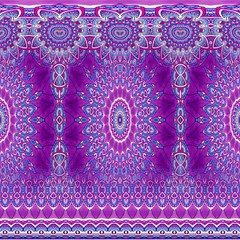 india ornaments mandala pillar blue violet