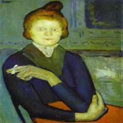 woman with cigarette