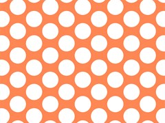 orange polkadot