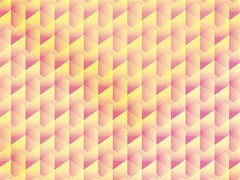 geometric pink yellow