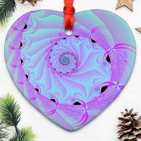 Fractal34 Ornament (Heart) from UrbanLoad.com Front