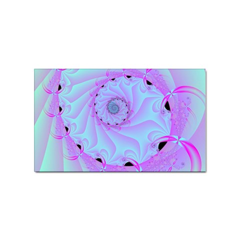 Fractal34 Sticker Rectangular (10 pack) from UrbanLoad.com Front