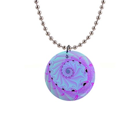 Fractal34 1  Button Necklace from UrbanLoad.com Front