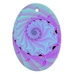 Fractal34 Oval Ornament (Two Sides)